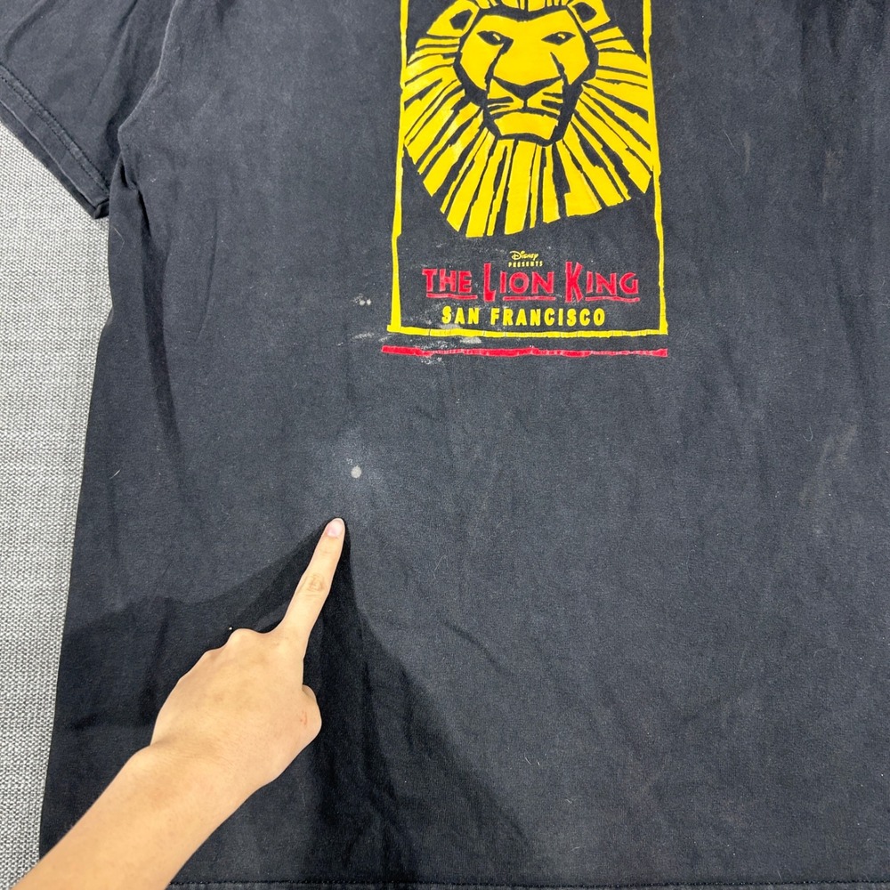 Disney Lion‎ King Broadway Musical San Francisco Tee Large Black Fair Graphic - Picture 8 of 9